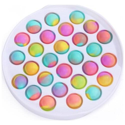 10pcs Silicone Decompression Finger Bubble Adult Vent Decompression Children Toys Anxiety Stress Relief Stuff For Kids Children