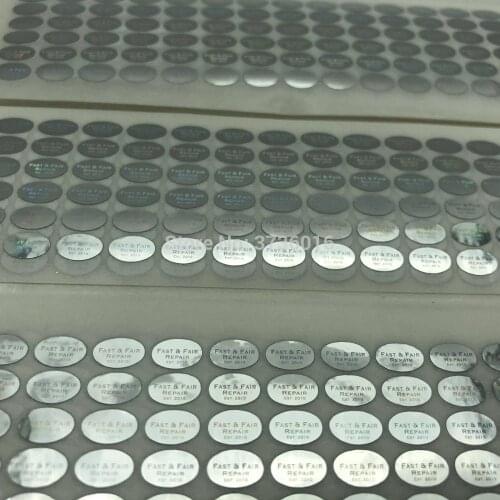 10000 packs per pack hot selling customizable stickers for mobile phone parts and othe identification Paste when product is sold