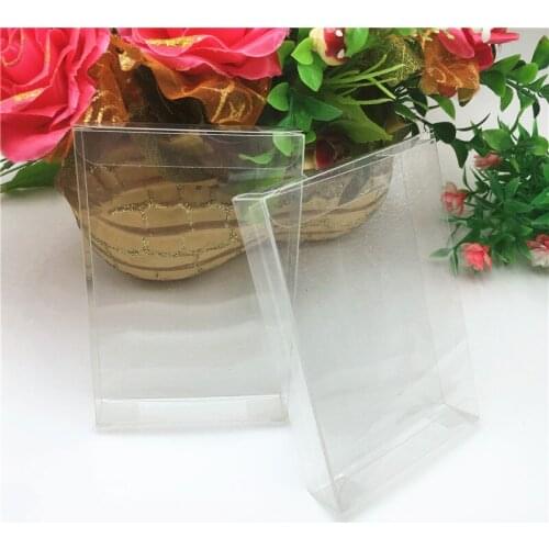 12 pcs Rectangle PVC Box Clear Gift Box Plastic Packaging Boxes For Toy Candy Wedding Party Favors Display Boxes