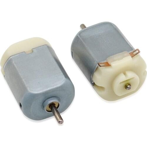 2PCS 130 DC Motor 1.5V-6V 3V 16000RPM High-speed Miniature Electric Motor Low Voltag for Hobbies Toy Four-wheel Drive For Model