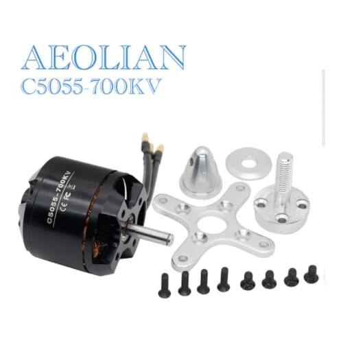 Aeolian High Performance C5055/4120 400KV 14 Poles Brushless Motor for RC Airplane Fixed-wing