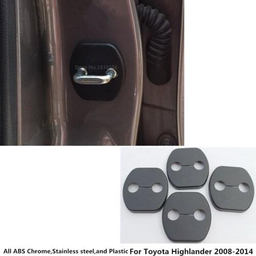 Car Plastic Anti Rust Water Proof Door Lock Key Keys Buckle Cover For Toyota Highlander 2008 2009 2010 2011 2012 2013 2014