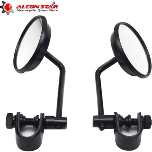 Aconstar- Black Motorcycle Billet Hand Bar Rearview Side Mirrors for Honda CB600F CB1000 R CB1100 for Harley Touring Custom