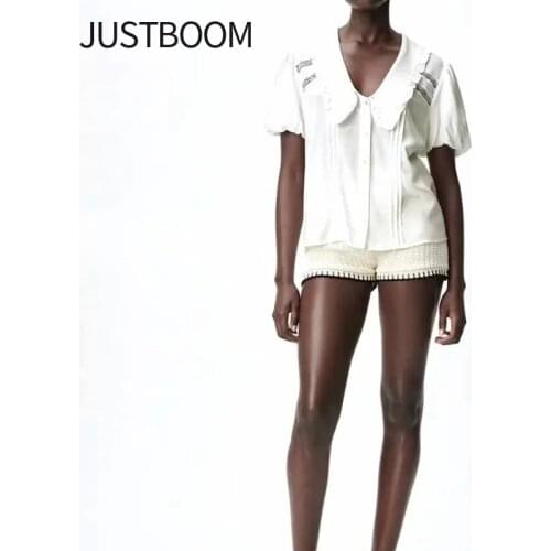 Justboom Womens Chiffon Shirts