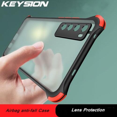 KEYSION Matte Case for Realme 8 5G 8 Pro 7 GT Neo C25 C21 C20 C15 C11 Clear Shockproof Phone Cover for OPPO A94 A74 A54 A73 A93