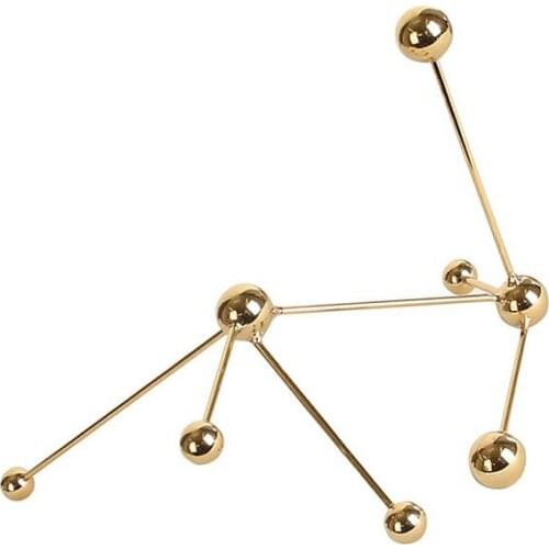 Creative modern minimalist metal ornaments decoration fashion living room hotel model room home soft crafts