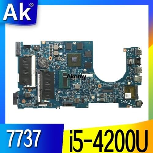 CN-02D5TK 2D5TK FOR Dell Inspiron 7737 Laptop Motherboard DOH70 12309-1 PWB F53D4 REV A00 I5-4200U Motherboard tested 100