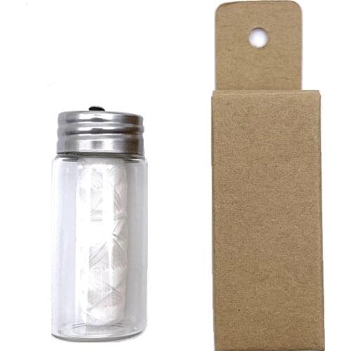 Natural 30M Eco-Friendly Dental Flosser Oral Hygiene Teeth Cleaning Wax Bamboo Dental Floss Spool Toothpick Teeth Flosser