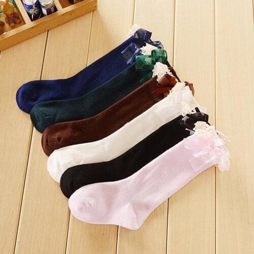 Citgeett Cute Girl Kids Knee High Socks Stocking Cotton Baby Toddler Leg Warm Leggings