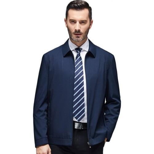8906 New Fashion Dad Spring Clothing Jacket MenS Wear Spring and Autumn Thin Clothes Mens Jackets and Coats
