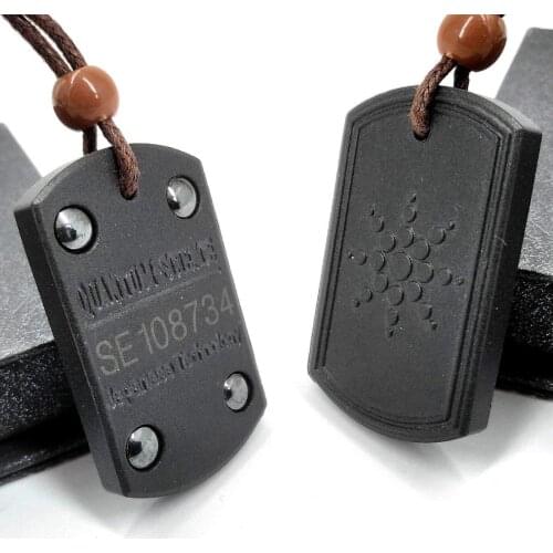 New Anti EMF Radiation Protection Pendant Tourmaline 2300 Negative Ions Far Infrared & Scalar Energy Volcanic Lava Reverse Aging