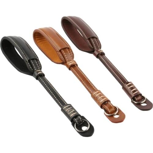 Camera Wrist PU Leather Hand Strap Belt for Sony A5000 Fuji A7 Leica Panasonic Pentax Mirriorless Digital Camera