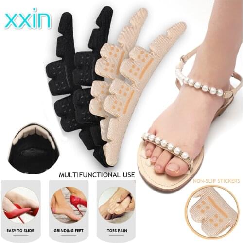 Silicone gel point front non-slip foot toe pad ladies high-heel shoes pad insert shoe accessories 1/2/3pairs