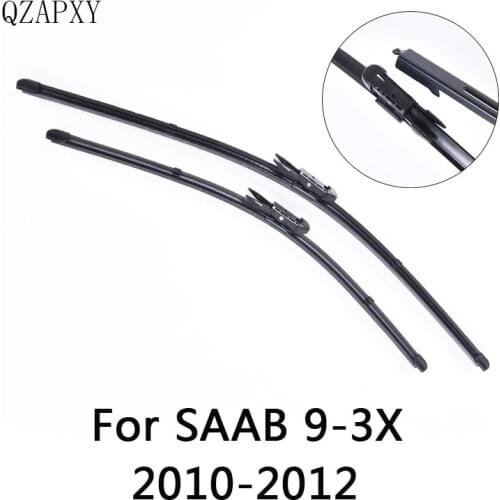 QZAPXY Wipers For SAAB 9-3X from 2010 2011 2012 Windscreen wiper Wholesale Car Accessories