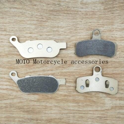 Motorcycle brake pads For Harley Super Glide Custom Street Bob Low Rider Fat Bob Night Train Softail Deluxe Slim