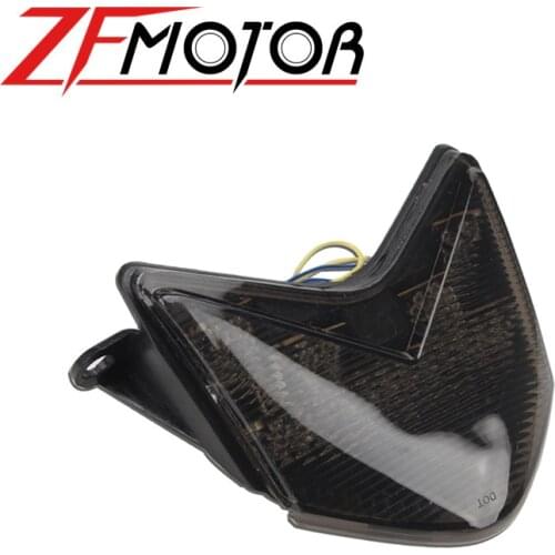 Rear Tail Brake Turn Signals Integrated Led Light Smoke For 2005 2006 KAWASAKI Ninja ZX 636 6R 6RR ZX6R ZX6RR Z750S