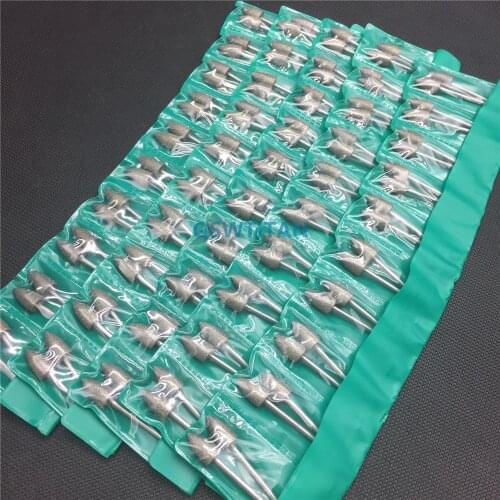 100pcs Dental Lab Polishing Assorted Diamond Burs Millers Tooth Drill Jewelers Polishing material