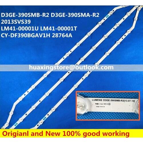 3pcs LED Backlight strip lamp D3GE-390SMB-R2 D3GE-390SMA-R2 2013SVS39 LM41-00001U LM41-00001T BN96-28764A BN96-28765A