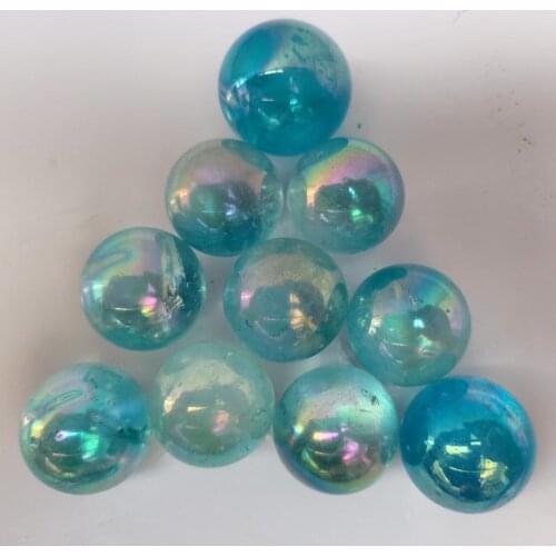 8pcs Beautiful Rainbow Aura Crystal Sphere Ball Angel Aura Titanium Quartz Natural Crystal Healing Home Decoration
