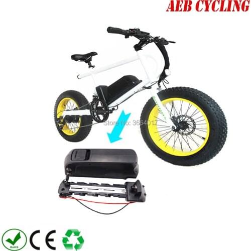 US EU free taxes ebike battery pack 52V 13Ah USB Atlas down tube electric bicycle battery for mountain bike with charger