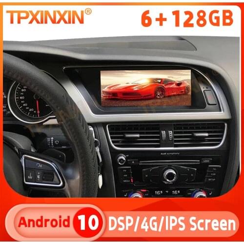 Android 10.0 6+128GB Car Radio For Audi A5 2009+ Multimedia Player GPS Navigation Auto Stereo Tape Recoder Head Unit DSP Carplay