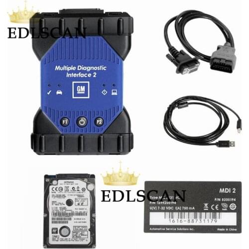 V2019.4 Car Multiple Diagnostic Interface GDS2 Tech2Win Software MDI 2 Car Diagnostic Scanner