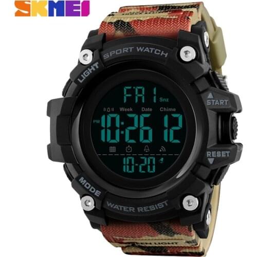 SKMEI Brand New Mens Watches Fashion Casual LED Digital Outdoor Sports Watch Men Multifunction Waterproof Wrist watches 1384