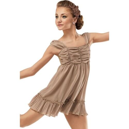 Childrens Ballet Dancing Dress Adult Chiffon Modern Dance Costumes Girls Jazz Dance Performance Wear Acrobatic Dress D-0440