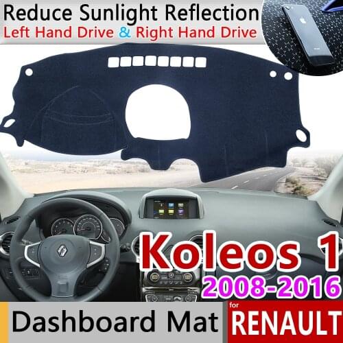 For Renault Koleos 1 2008~2016 Samsung QM5 Anti-Slip Mat Dashboard Cover Pad Sunshade Dashmat Accessories 2010 2012 2013 2015