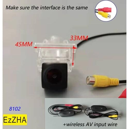 EzZHA CCD HD Wireless Car CCD Rear Camera Fisheye Night Vision For Mercedes Benz C E S CL Class W204 W212 W216 W221