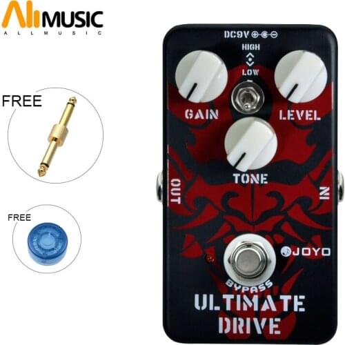 Joyo JF-02 Ultimate Drive Electric Guitar Effect Pedal with True Bypass Wiring Different Sounds High Low Tone Switch