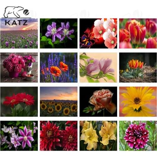 Beautiful Tulip Picture Diamond Painting Cross Stitch Modern Flower Photography Picture Handmade Diy Diamond Embroidery Decor