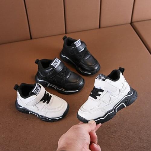 Size 21-30 Autumn Shoes Fashion Children Running Shoes Baby Boy Sneakers for Toddler Girl Sneakers Plus Cotton Winter Warm Boots