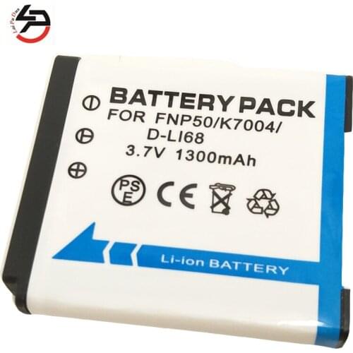 Laipuduo 1300mah 100% brand new Replacement Camera Battery For Fujifilm FNP-50 FNP50 NP-50 F200 F300 F60 F70 F80