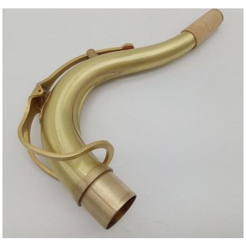 Good Quqlity Brass Tenor Saxophone Neck Sax Professional Metal Neck Tenor Sax Antique Copper Simulation Bronze Parts Accessorie