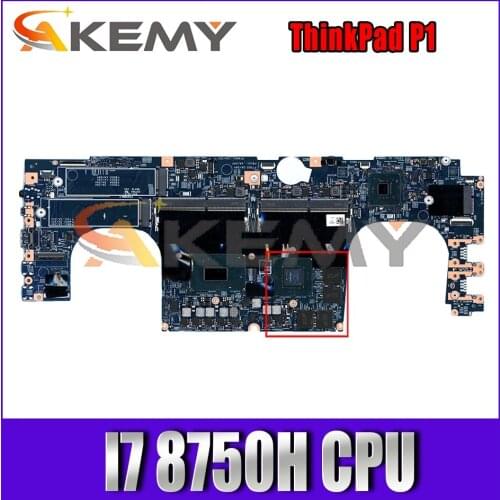 For Lenovo ThinkPad P1 laptop motherboard 17870-1 448.0DY04.0011 Take I7 8750H CPU Fru 01YU926 01YU660 01YU925 01YU659 01YU935