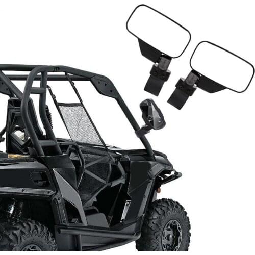 ATV/UTV Modified Rearview Side Mirror Adjustable ABS Mirror for Polaris Ranger RZR for Yamaha Rhino