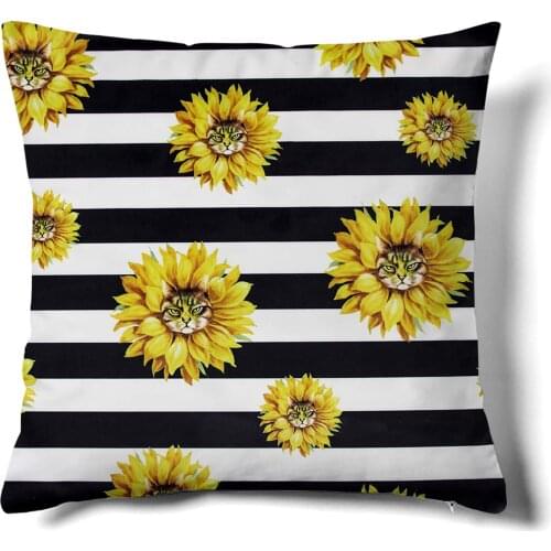 Pillow Cover - Throw Velvet Pillow Covers, Decorative Pillowcase Printed Pattern Soft Cushion Covers for Sofa Bedroom Car