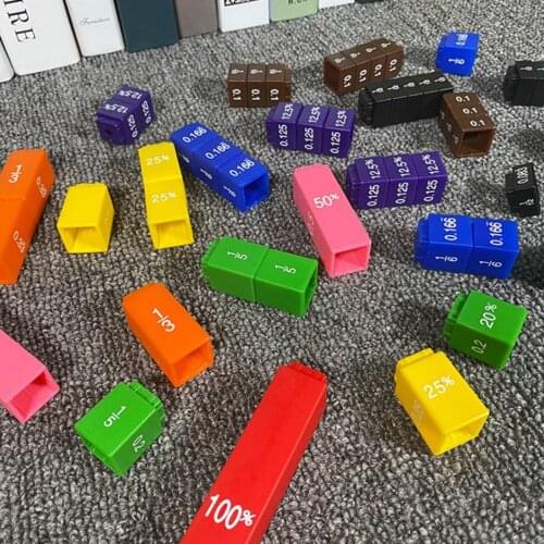 Fraction Equivalence Round Mathematics Cubes-Learn Fractions for