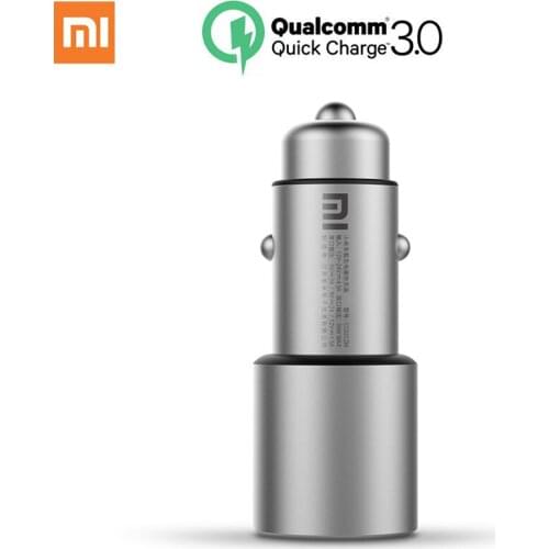 Original Xiaomi Mi Car Charger QC3.0 36W Max Fast Charging 5V 3A 4 Kinds of Charge Protection Quick Charge 3.0 with 2 USB Port