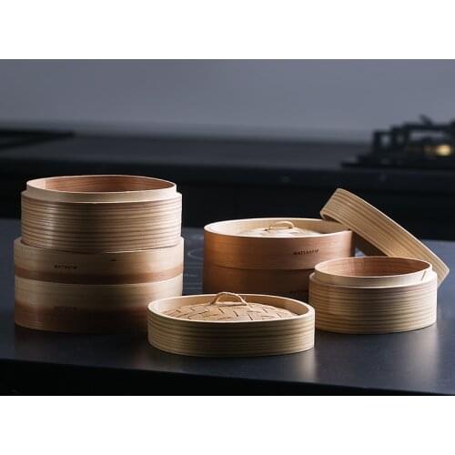 Chinese food steamer steamer bamboo household cage steamed steamed dumplings dumplings steamed buns Cuiseur Vapeur Kitchen Tools