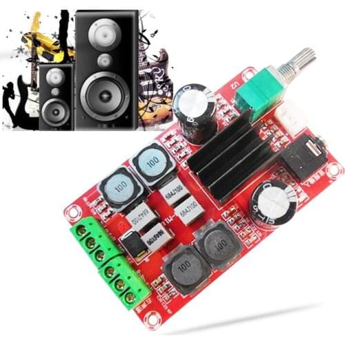 KYYSLB Home Audio Amplifier Board 2*50W Digital Power Amplifier Board DC 5-24V TPA3116D2 Two-channel Stereo