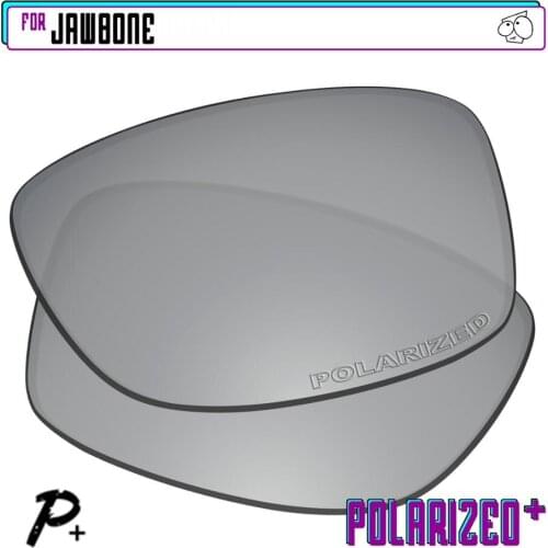 EZReplace Polarized Replacement Lenses for - Oakley Jawbone Sunglasses - Silver P Plus