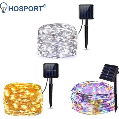 200LED Solar Light Outdoor Lamp String Lights For Holiday Christmas Party Gecoration Waterproof Fairy Lights Garden Garland Lamp