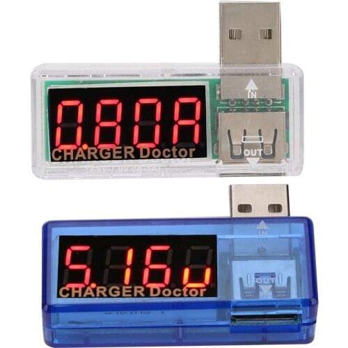 USB Charger Tester Voltmeter Ammeter Voltage Monitor Current Meter Detector New