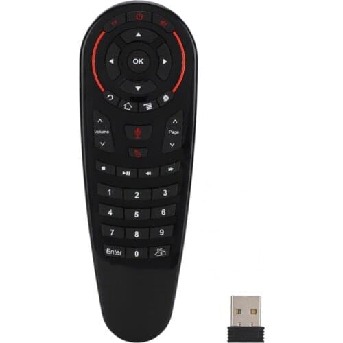 High Quality For G30S USB 2.4G Wireless Transmission Intelligent Voice Remote Controller with 6-axls Gyroscope Sensor