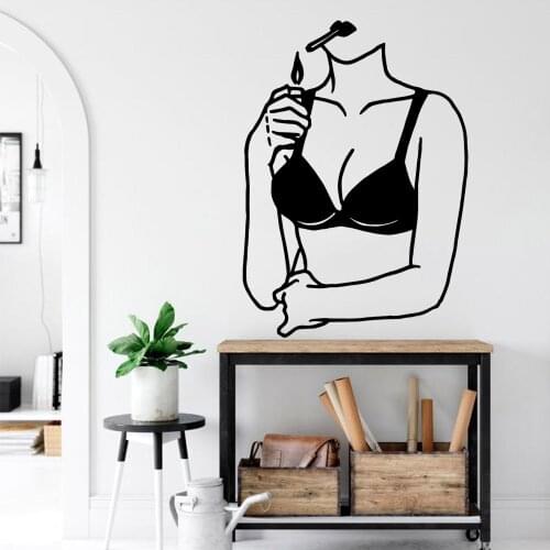 Fun Sexy Sticker Waterproof Vinyl Wallpaper Home Decor For Kids Rooms Decoration Vinyl Art Decal