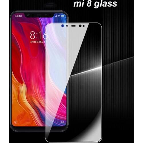Xiaomi Mi8 Tempered Glass For Xiaomi Mi 8 Screen Protector 9H Full Cover Glass Film Clear For Xiaomi Mi8 Mi 8 Mobile Phone
