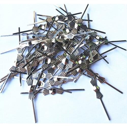 2000pcs 45mm Chrome Copper Material Butterfly Buckle/ BowTie Clips DIY Glass Octagon Beads Curtain & Lighting Metal Connectors