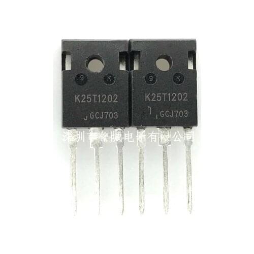 10PCS/LOT K25T1202 IKW25T120 IKW25N120T2 K25T120 TO-247 25A 1200V